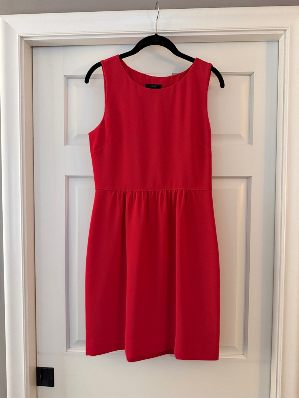 J.Crew Sleeveless Bright Coral Mini Dress